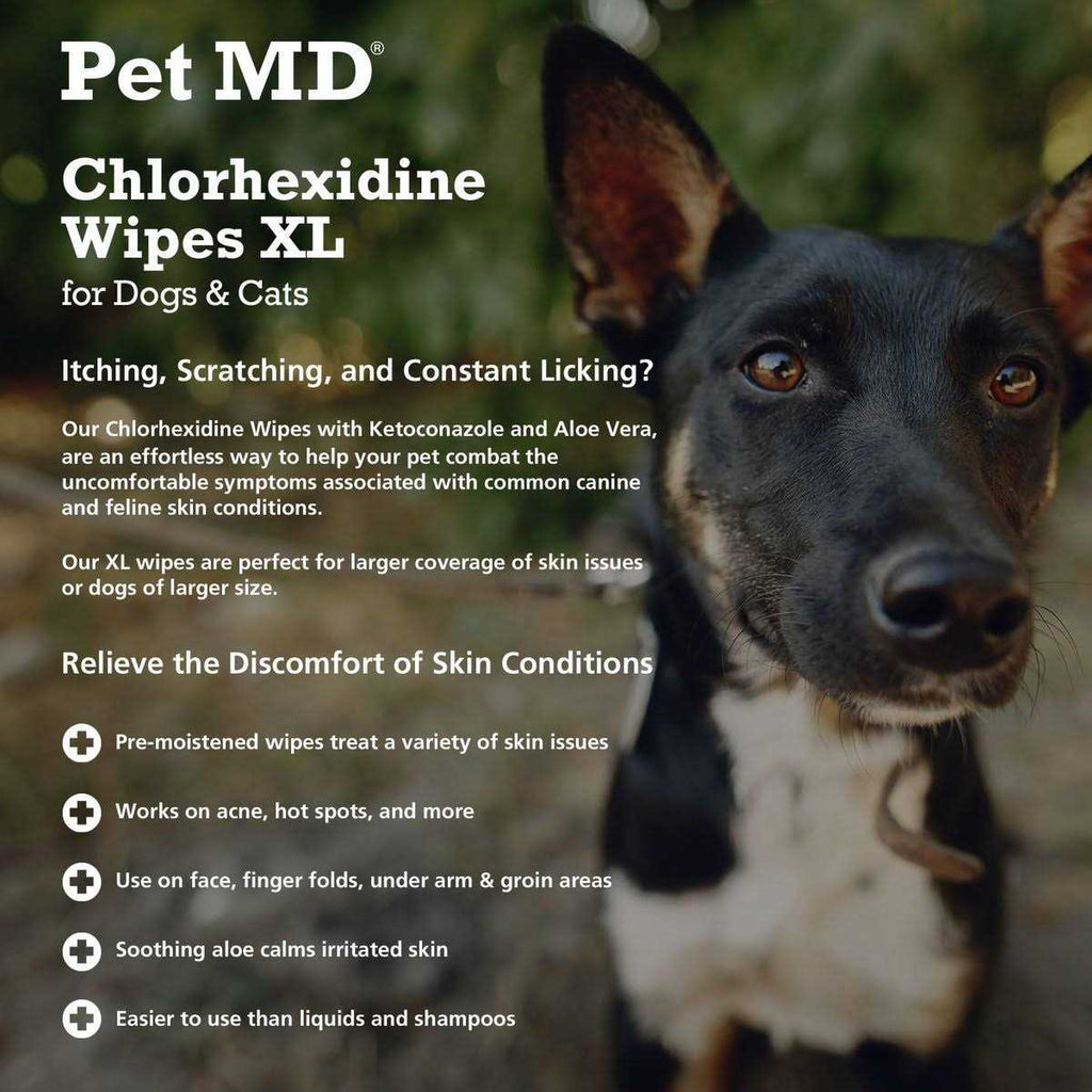 Chlorhexidine Antiseptic Dog & Cat Wipes C937649