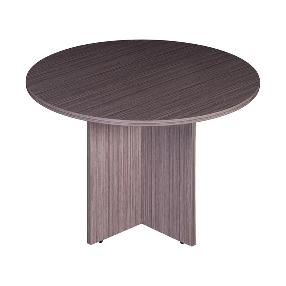 47" Round Table & 4 Mesh Guest Chair with Casters R322764