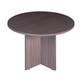 47" Round Table & 4 Mesh Guest Chair with Casters R322764