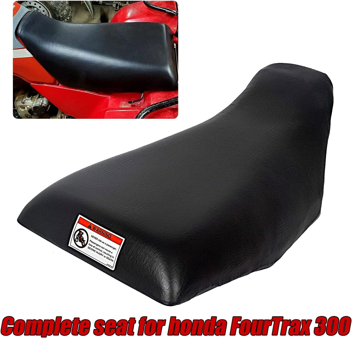 ATV Complete Seat Set Compatible with 1988-2000 Honda TRX300 T414621