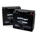 12 Volt 18 Ah SLA Battery 2 Pack E6881