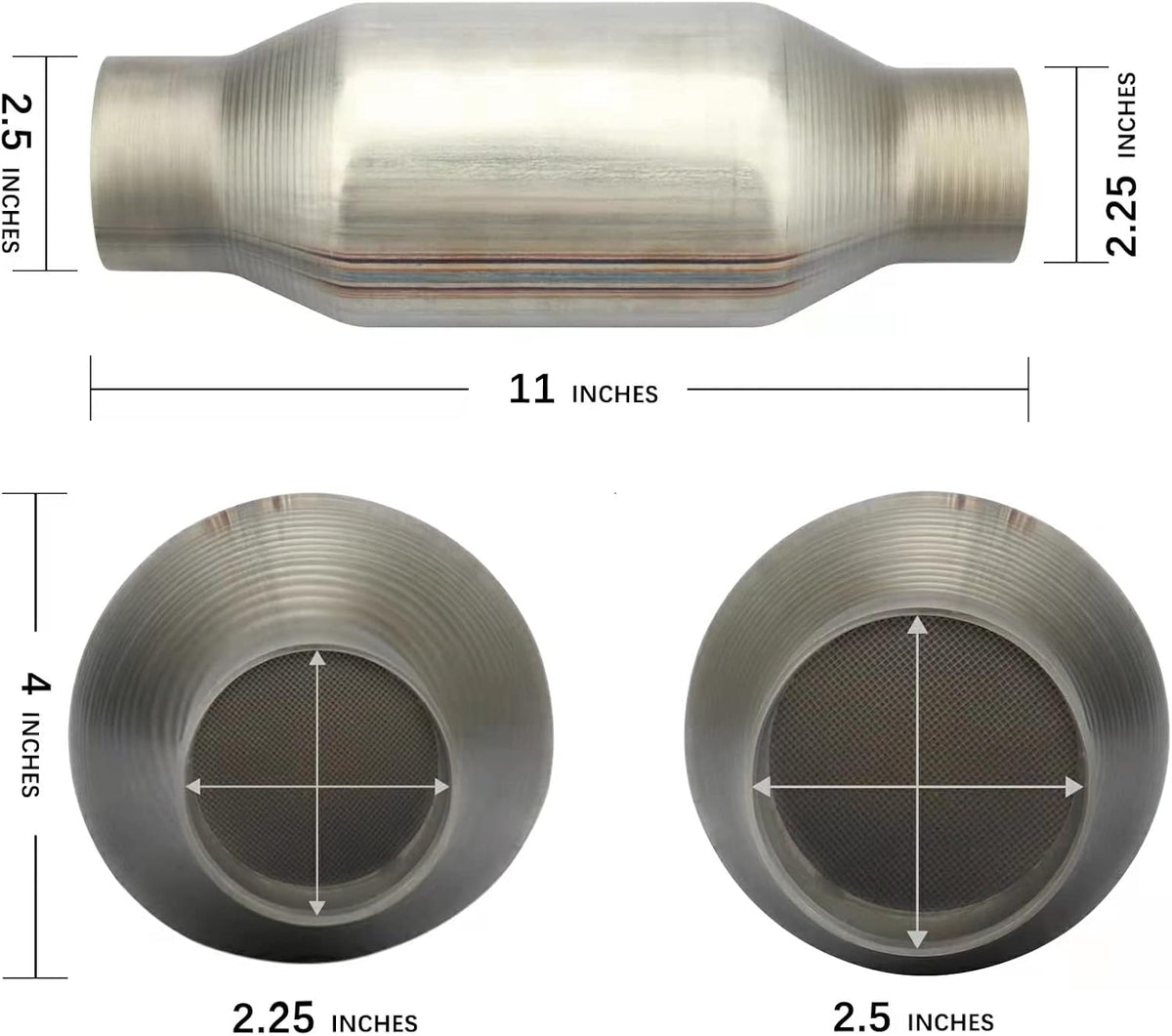 Universal Catalytic Converter with Heat Shield G751