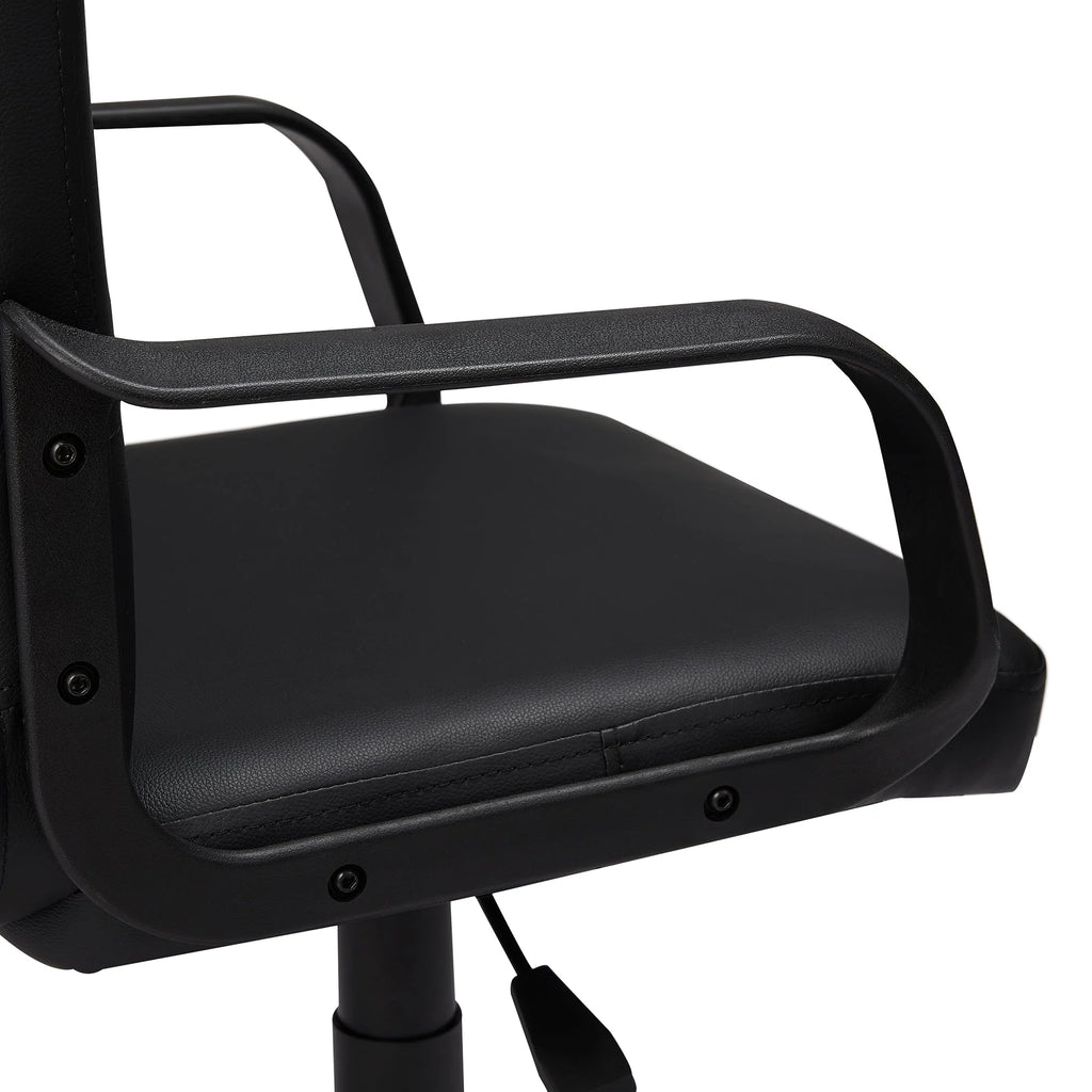Black Corner Computer Desk & Chair Set C142626