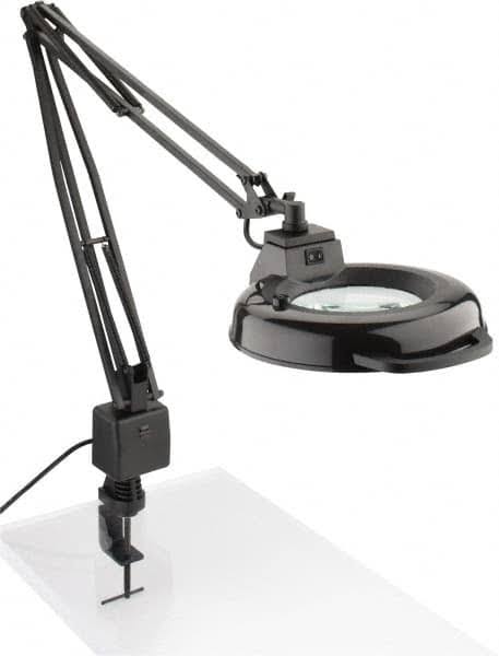 Black 22 Watt Fluorescent Magnifying Task Light B2816