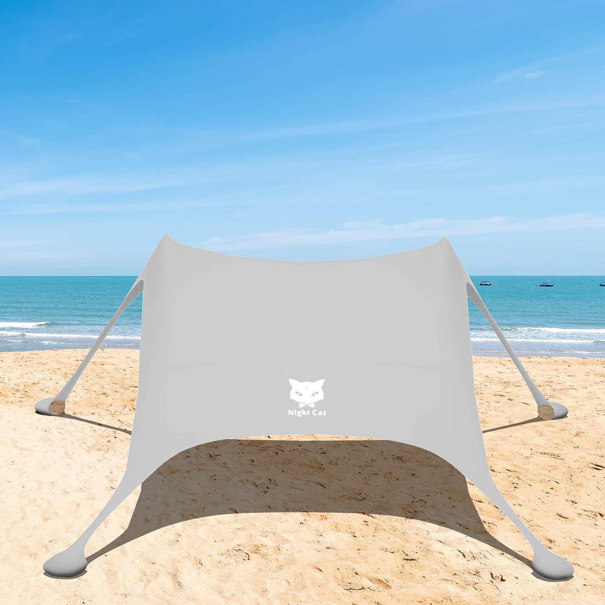 7x7ft Pop Up Beach Tent Sun Shade Canopy H65595
