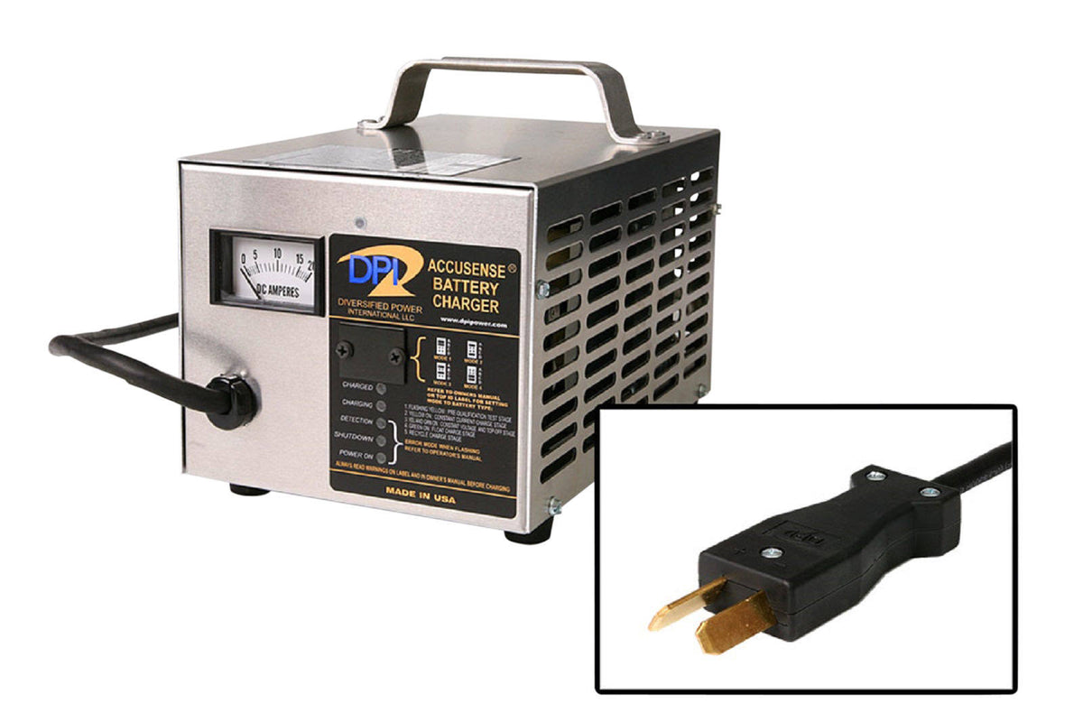 48Volt 17AMP Golf Cart Battery Charger with Crowfoot Connector I180
