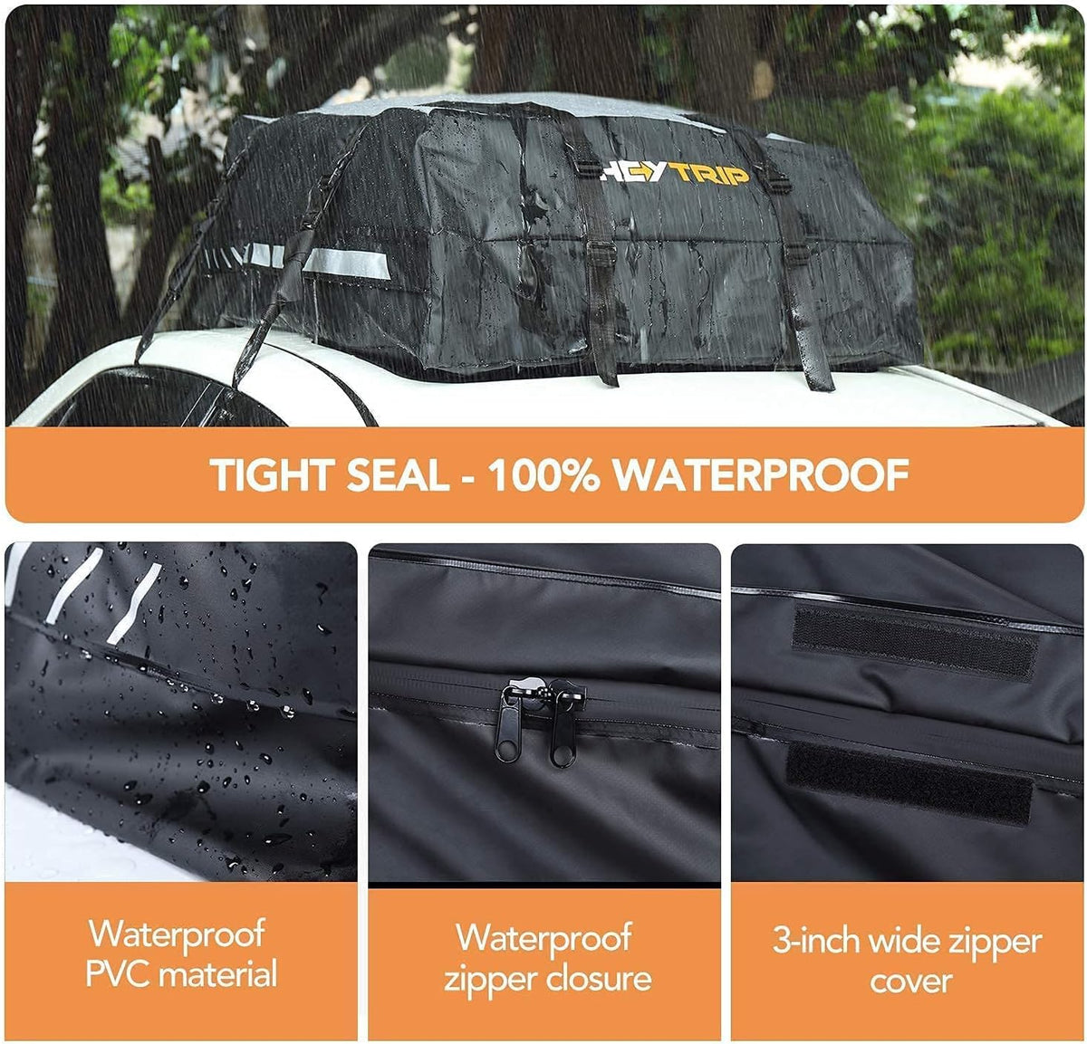 Waterproof Rooftop Cargo Carrier Pack of 2 Y38924