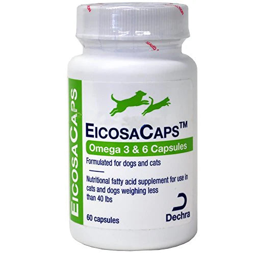 Omega 3 & 6 Capsules for Cats and Dogs 60 Count B7388