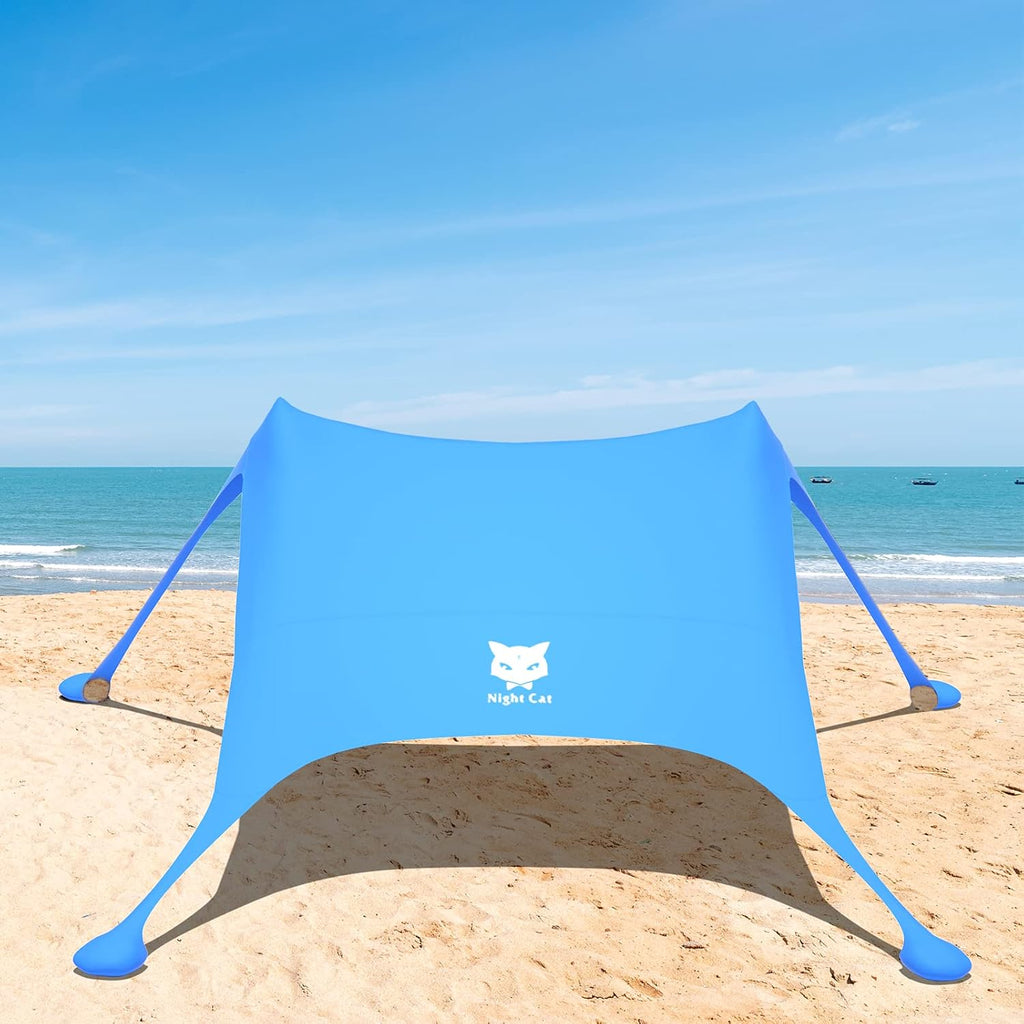 7x7ft Pop Up Beach Tent Sun Shade Canopy H65595
