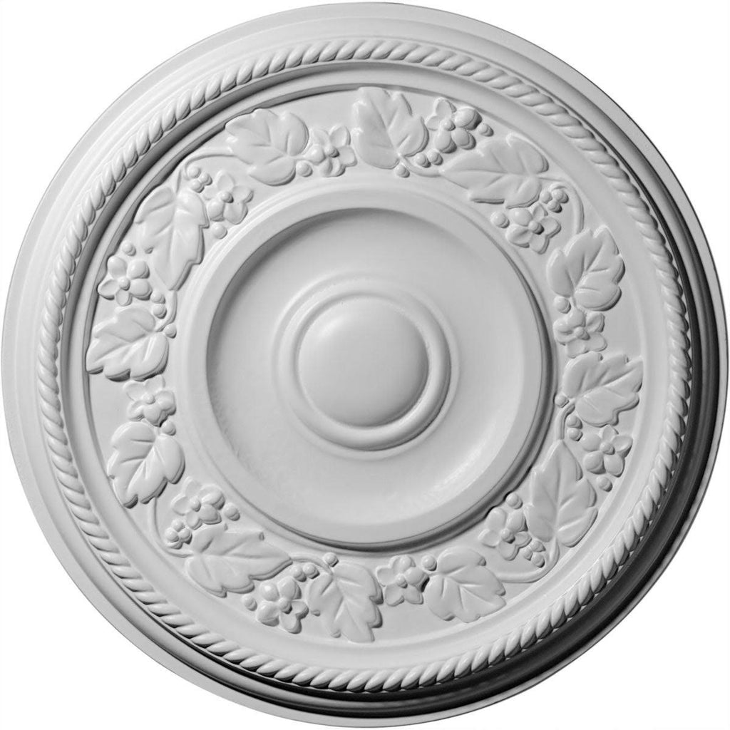 16 1/8x22OD x 3/4x22P Hand-Painted Ceiling Medallion Z82871