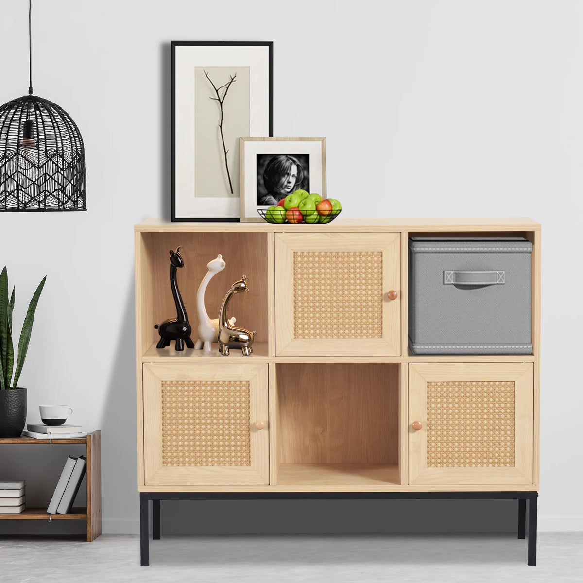 Cube Organizer Display Shelf with 3 Drawers H4881