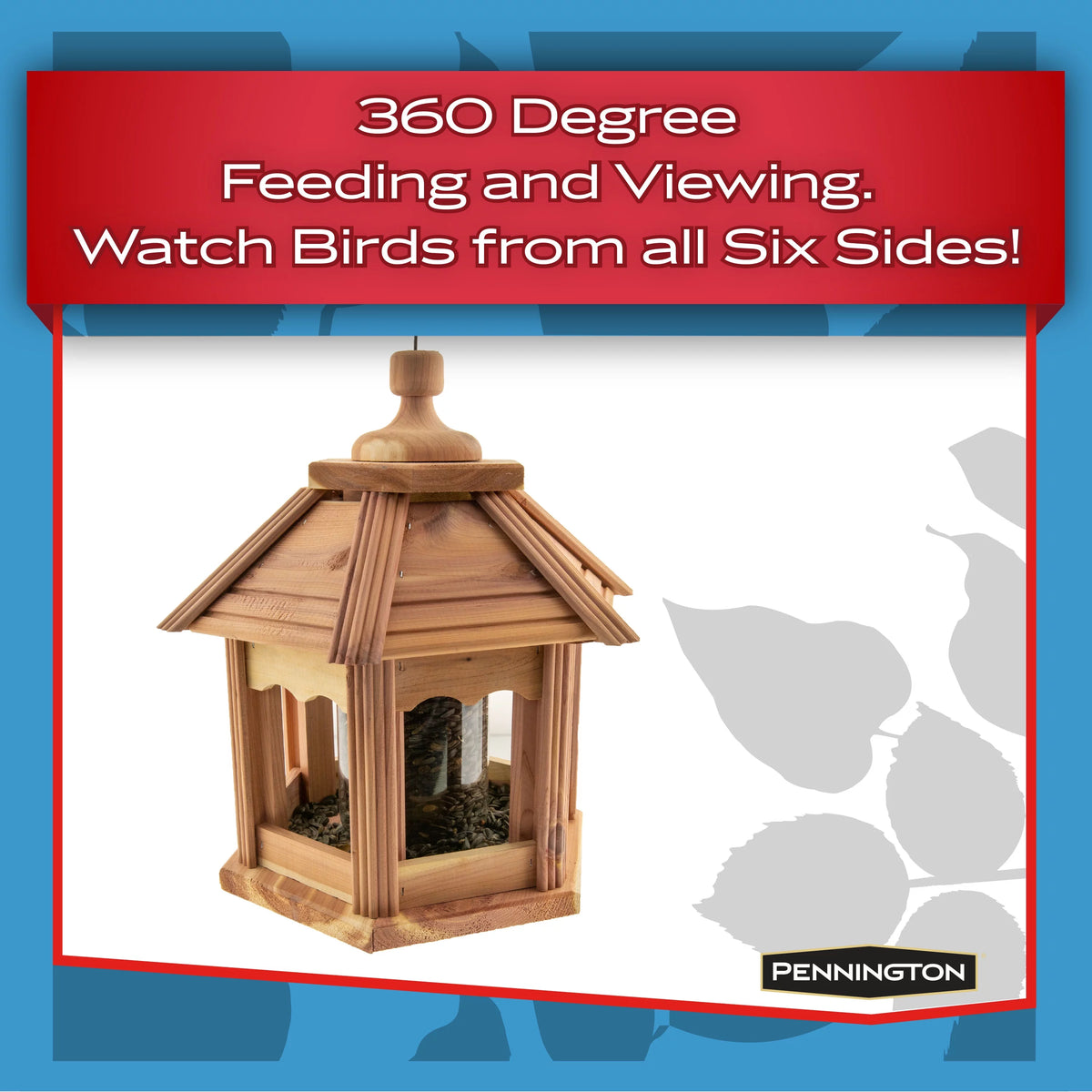 Cedar Gazebo Wild Bird Feeder W428