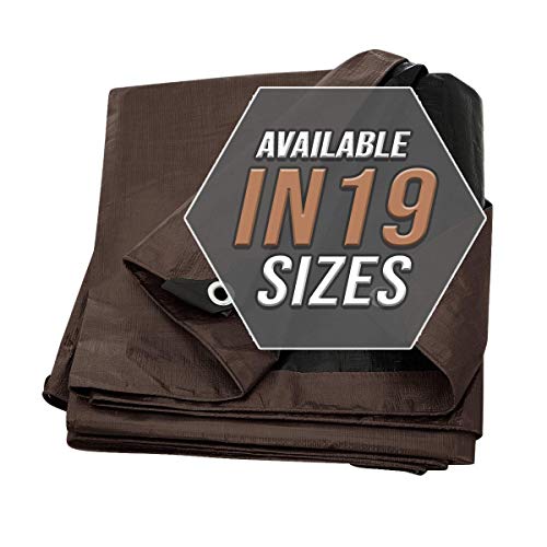Waterproof Poly Tarp with Grommets 8' x 10' K339