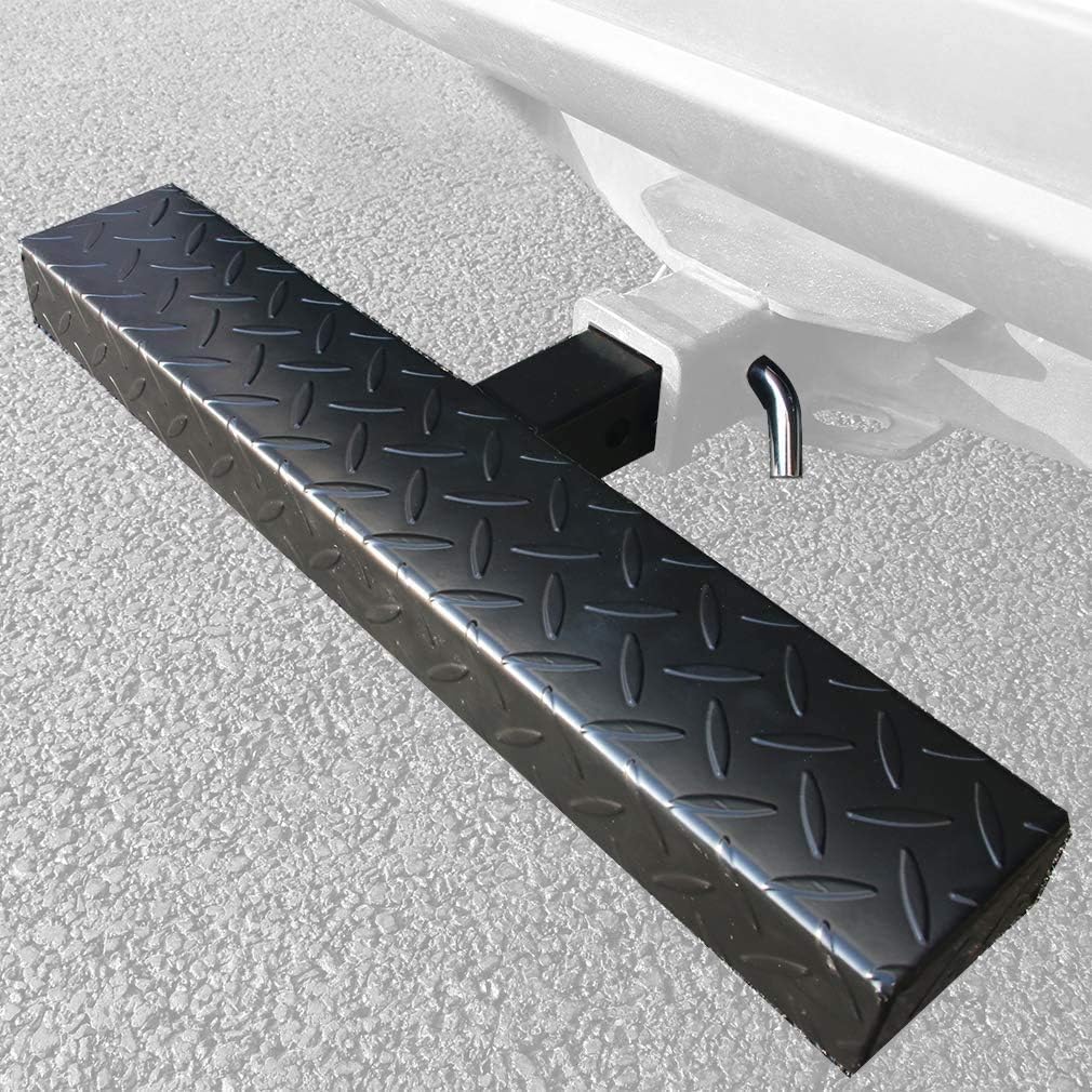 Black Universal Hitch Step for 2 Inch Receivers Pack of 2 E1478