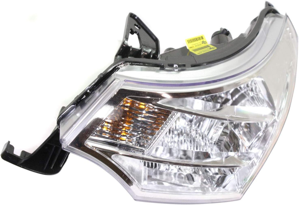 Headlight Assembly Compatible with 2008-2011 Ford Focus Halogen Driver Side E7188