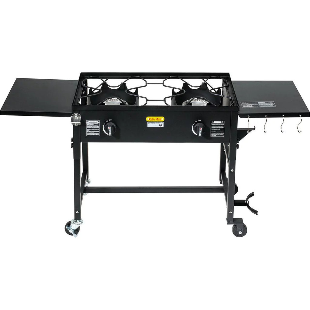 Outdoor Camping Propane Double Burner Stove U84715
