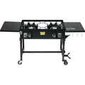Outdoor Camping Propane Double Burner Stove U84715
