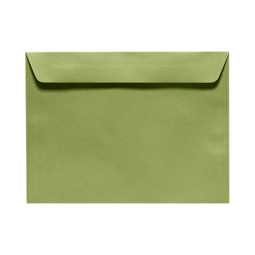 Avocado Green 9 x 12 Gummed Seal Envelopes V1767