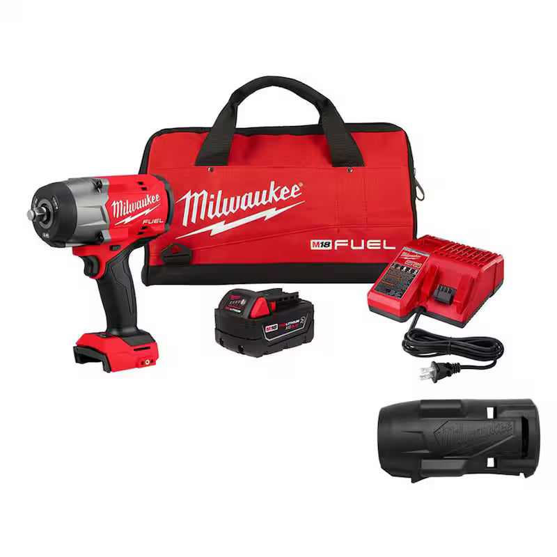 18V Lithium-Ion Brushless Cordless 1/2 in. Impact Wrench Kit S6076