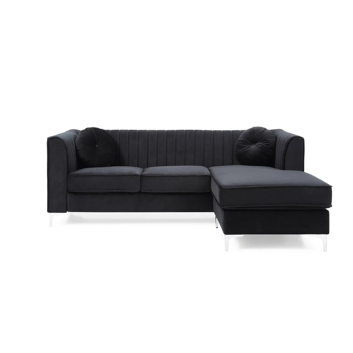 Black Sofa Chaise T27779