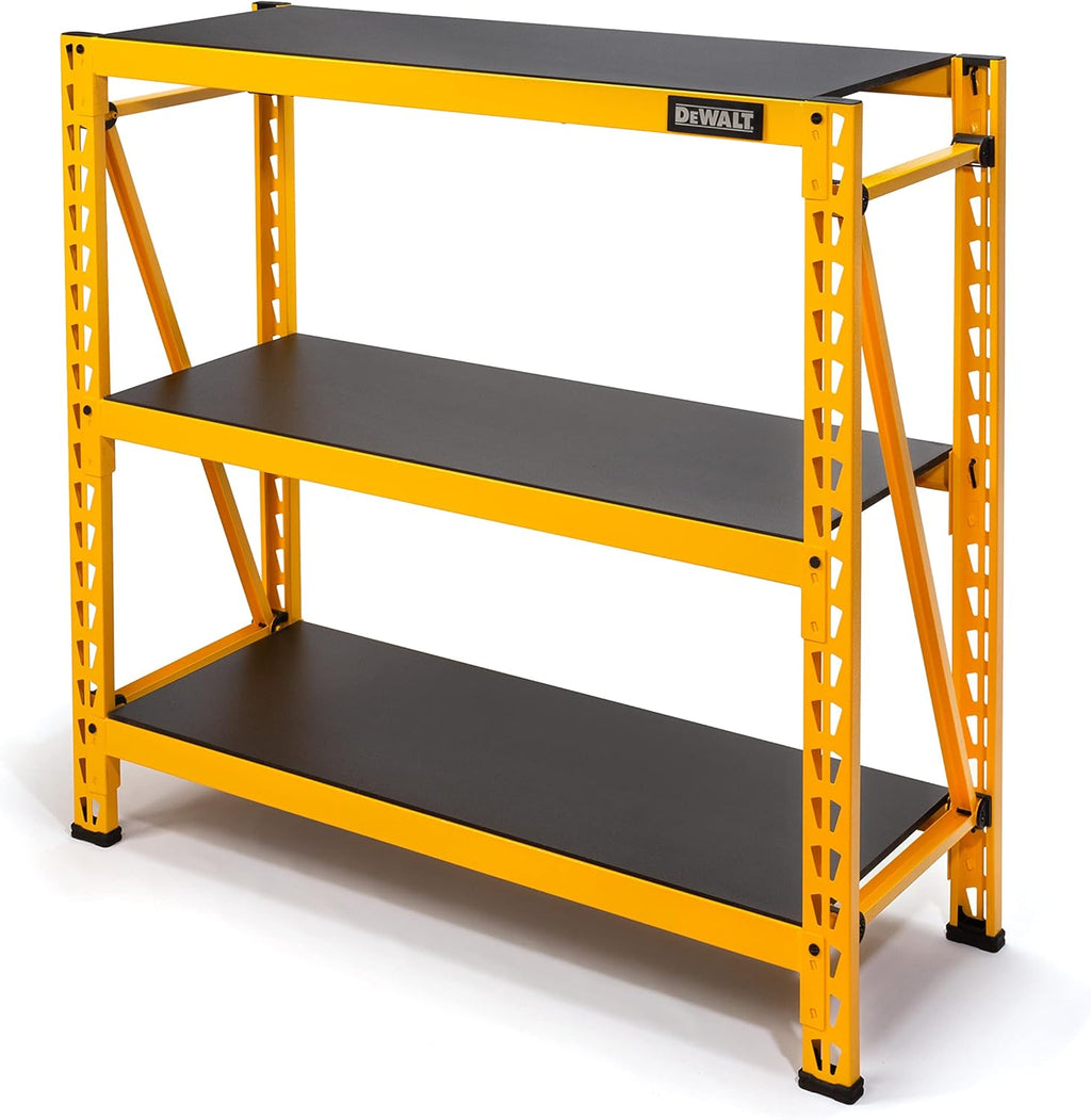 Steel Wire Deck Industrial Storage Rack, 3 Shelf, 4,500 lbs. Capacity H6123