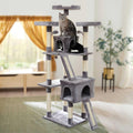 72-in Faux Fur Cat Tree Condo Z125