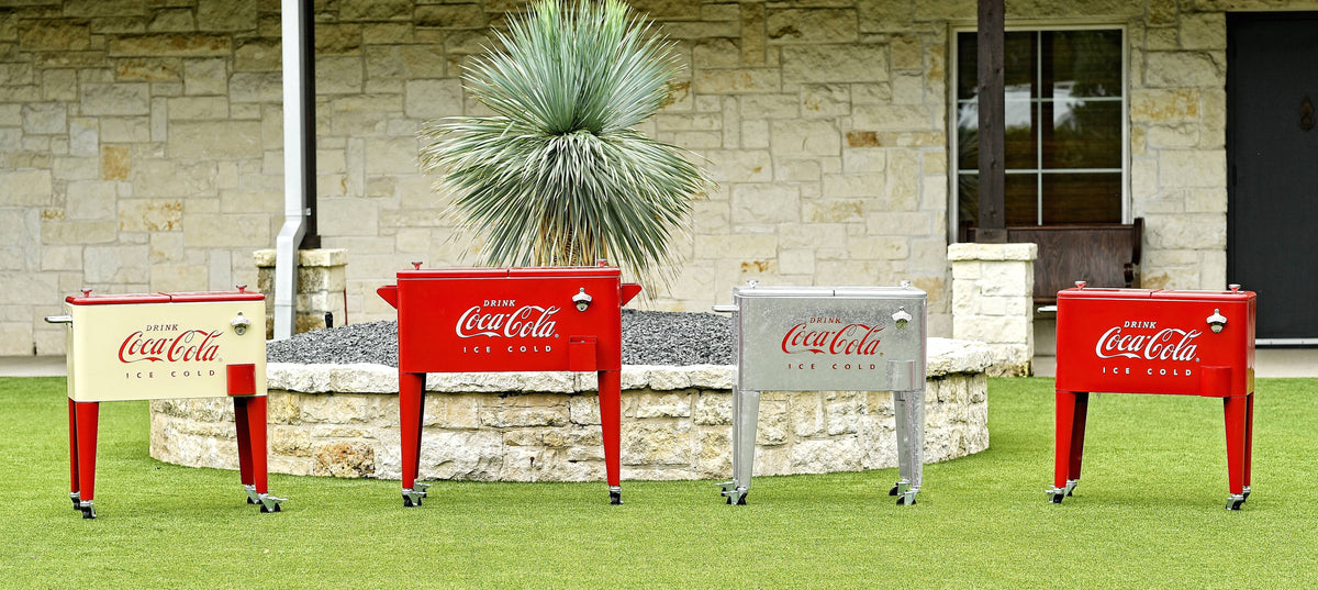 Metal 60 Qt Outdoor Patio Cooler C831355