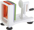 White Counter Top Veggie Spiralizer with Interchangeable Blades B63060