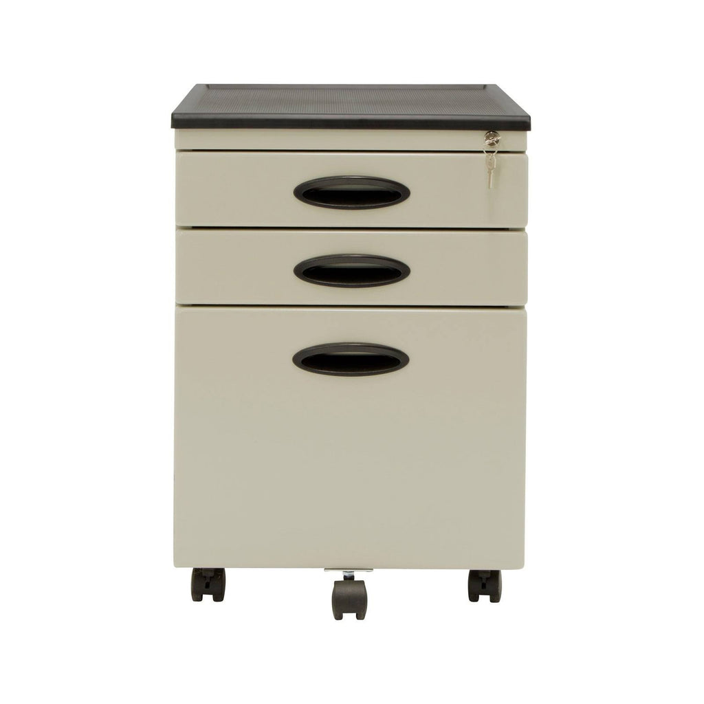 3 Lockable Drawers Mobile File Cabinet Z2180