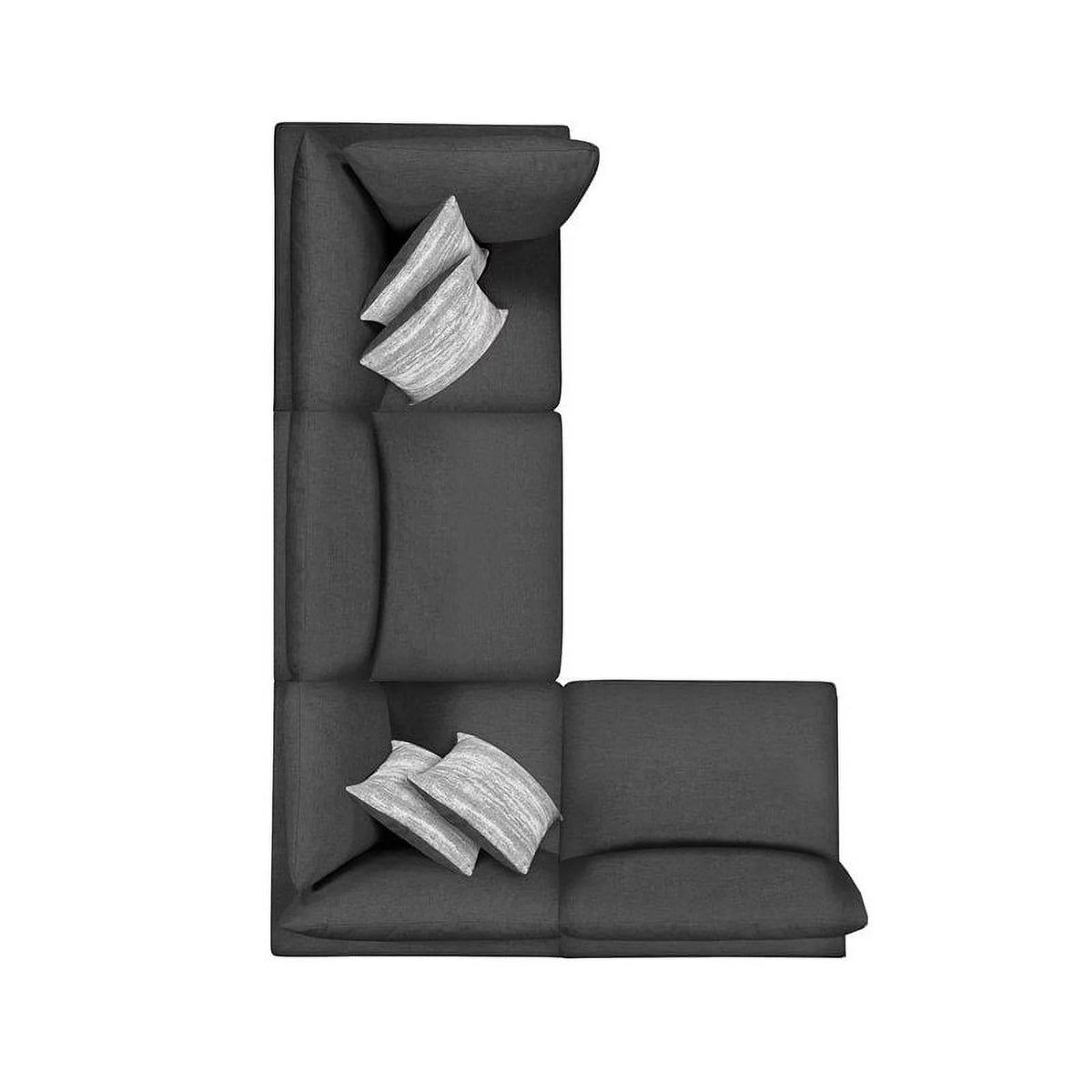 4-Piece Fabric Upholstered Sectional W507844