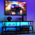 55 inch TV Stand with LED Lights U4369
