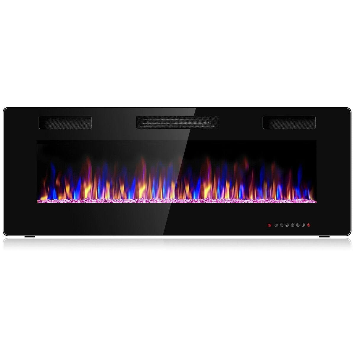 50-Inch Electric Wall Mounted Recessed Fireplace P29690
