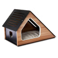 Modern Cat Condo with Sisal Scratching Pad O617118