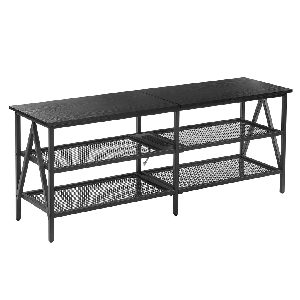 55 inch TV Stand with LED Lights U4369