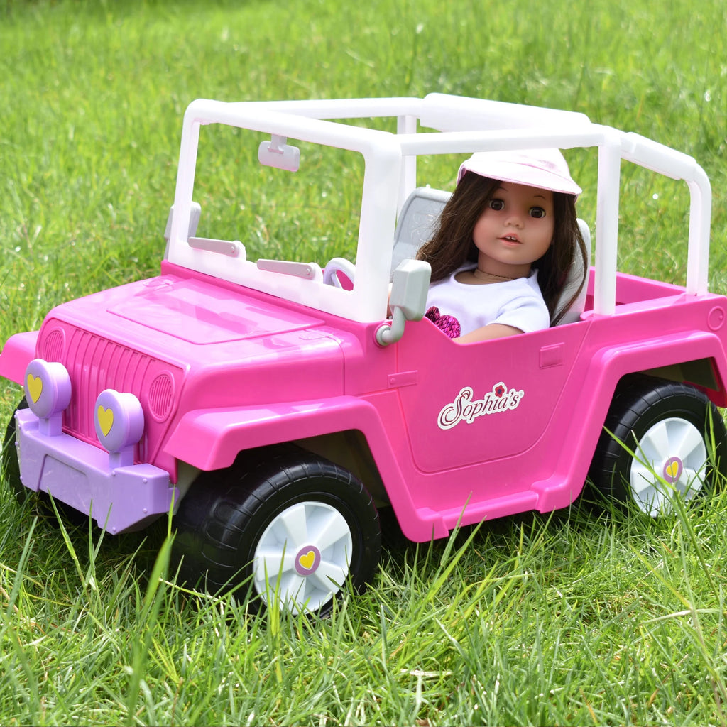 4 x 4 Hot Pink Beach Cruiser Truck for 18" Dolls E211086