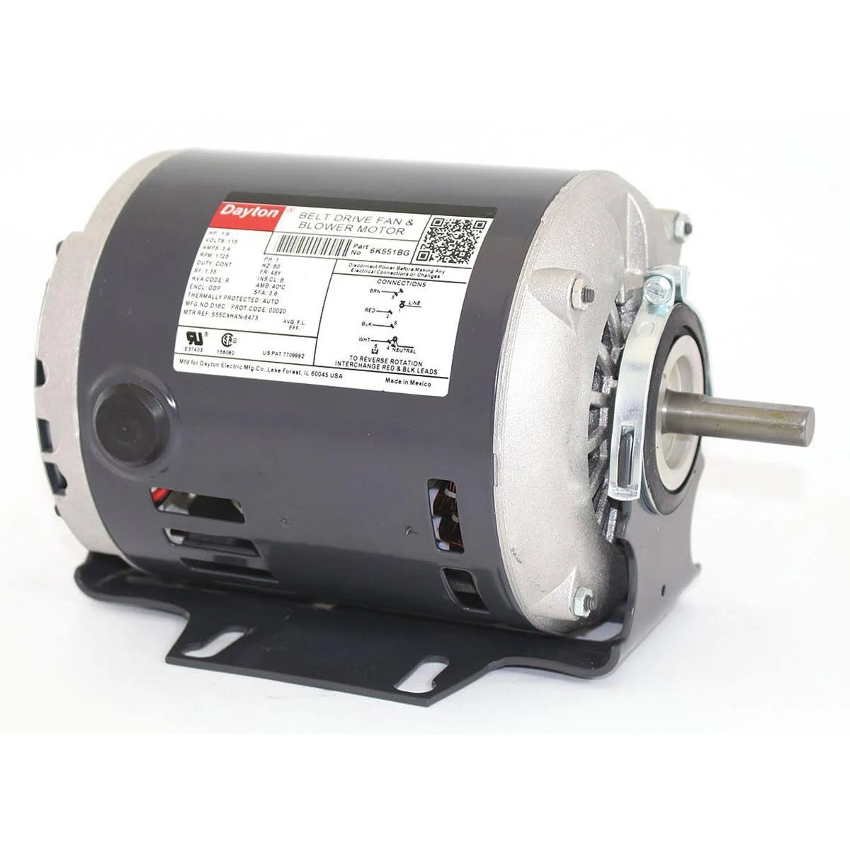 1/6 HP 1725 RPM 115 V Motor N768162