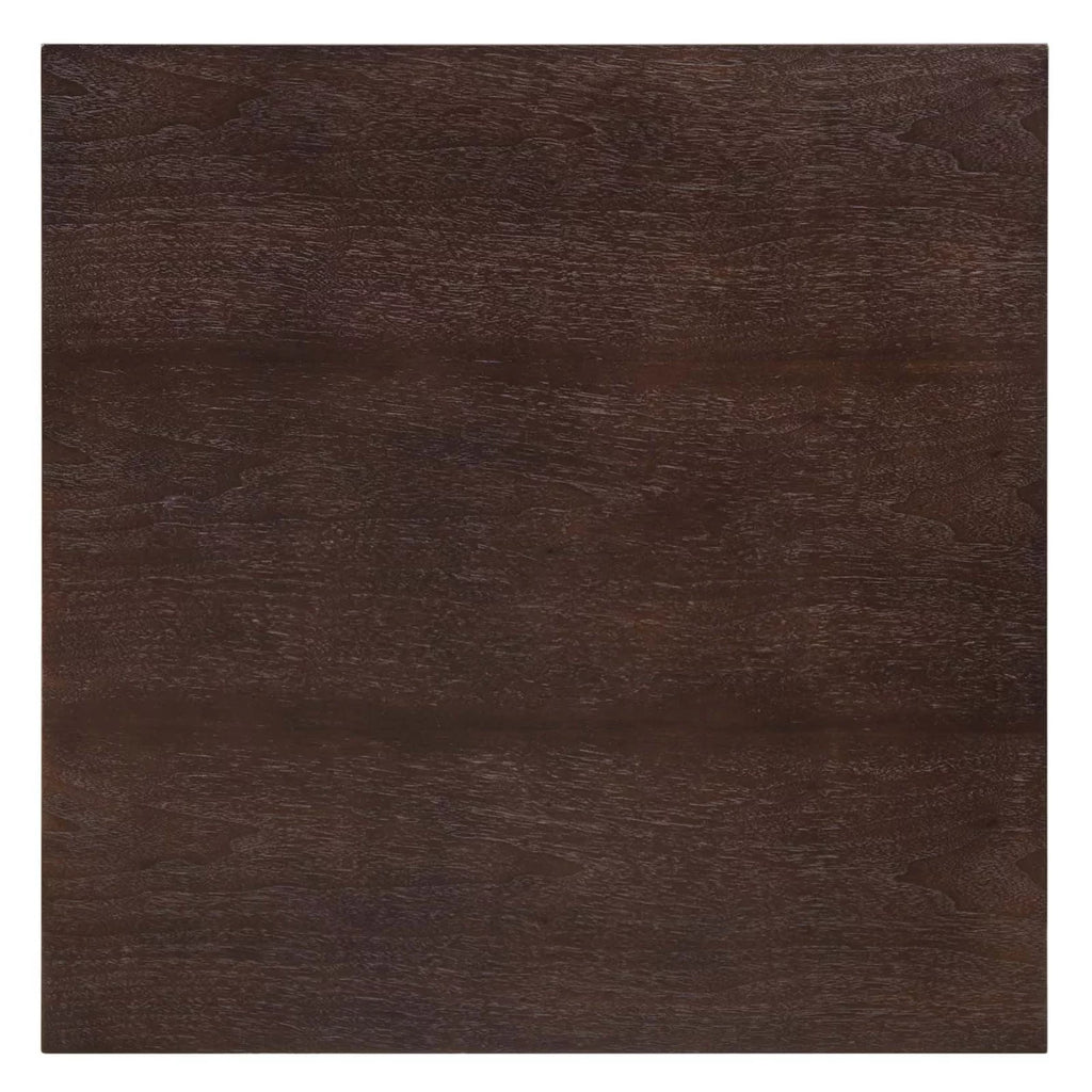 24" Square Dining Table White Cherry Walnut P482