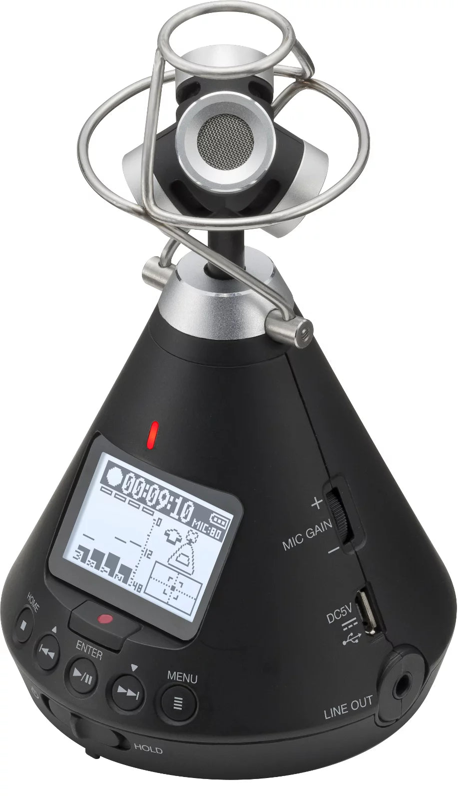 360-Degree Audio Handy Recorder with 32GB MicroSD Card K969