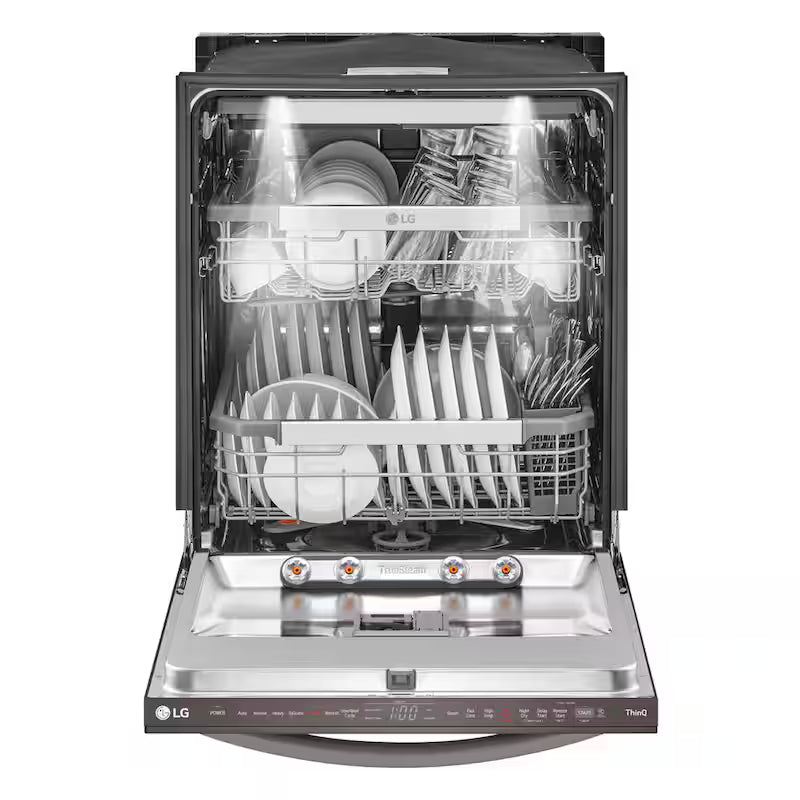Black Stainless Steel Smart Dishwasher U458383